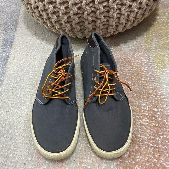 American Eagle (AEO) Mens High Top Sneakers Size 11 Gray &Rope Laces Gently Used - Picture 2 of 5